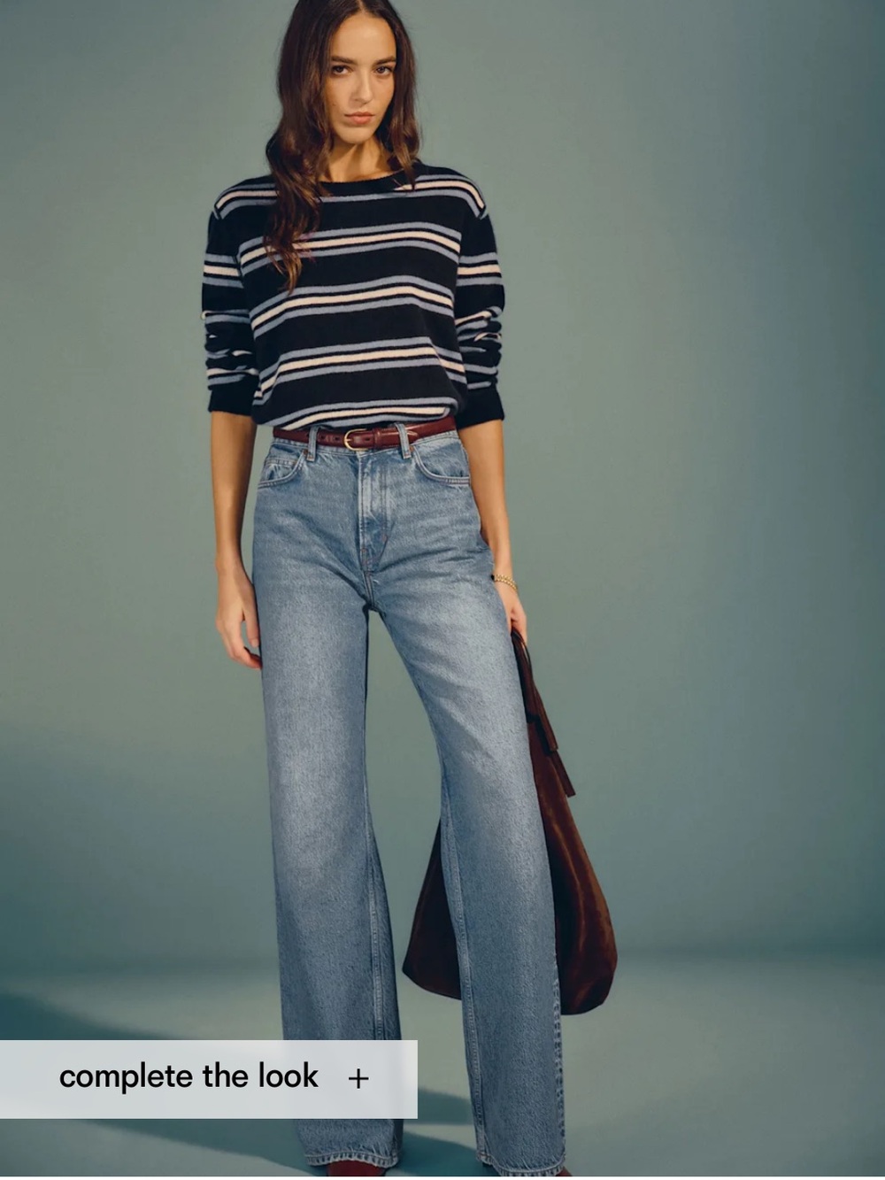 Reformation Cary High Rise Slouchy Wide Leg Jeans